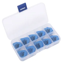 Premium Guitar Picks Set with Case - Assorted Thickness 0.5mm-1.14mm (50 & 100 Pieces) (50pcs 1.0mm)