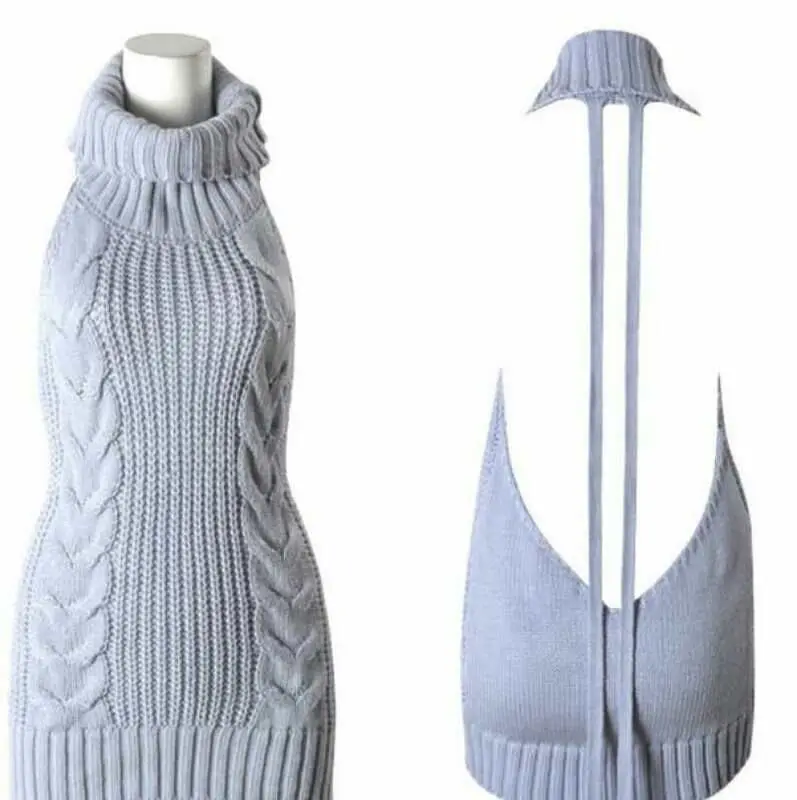 Women Pullovers New virgin killer girl group sexy strapless halter Solid Knitted sweater QQ016 | Женская одежда
