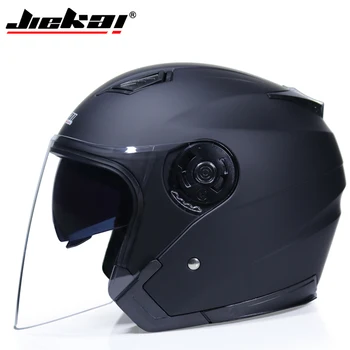 

JIEKAI Motorcycle Open Face Helmets Electric Bicycle Helmet Dual Lens Visors Men Women Summer Scooter Motorbike Moto Bike Helmet