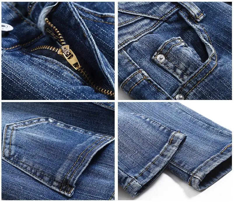 Lguc. H 2019 Высокая талия джинсы для женщин женщина Push Up тонкие Джеггинсы стрейч плотно корейский Femme XS 32 Цвет: черный, синий Винтаж
