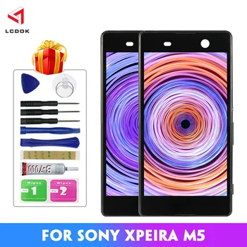 

100% Tested LCD For Sony Xperia M5 E5603 E5606 E5653 E5633 LCD Display Touch Screen Digitizer Assembly Panel Replacement Parts