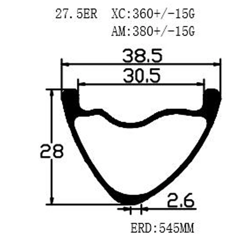 Cheap 27.5er carbon mtb disc wheels 650B Asymmetry 38.5x28mm tubeless mtb wheels DT240S boost 110x15 148x12 mtb bicycle disc wheels 0