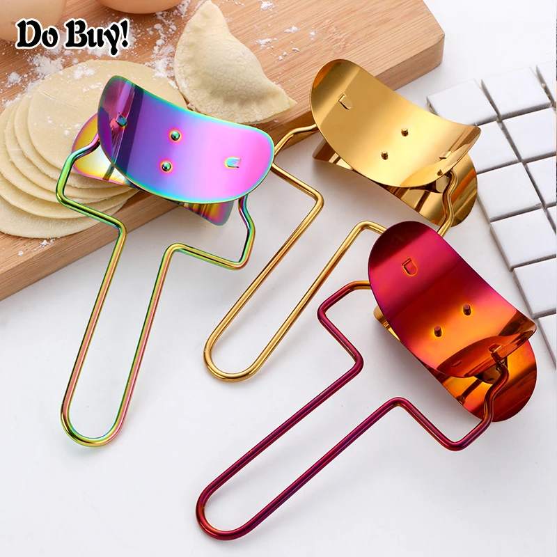 

Dumpling Mold Maker Stainless Steel Dough Press Dumpling Mold Pie Ravioli Cooking Pastry Circle Dumpling Mold Round Shape