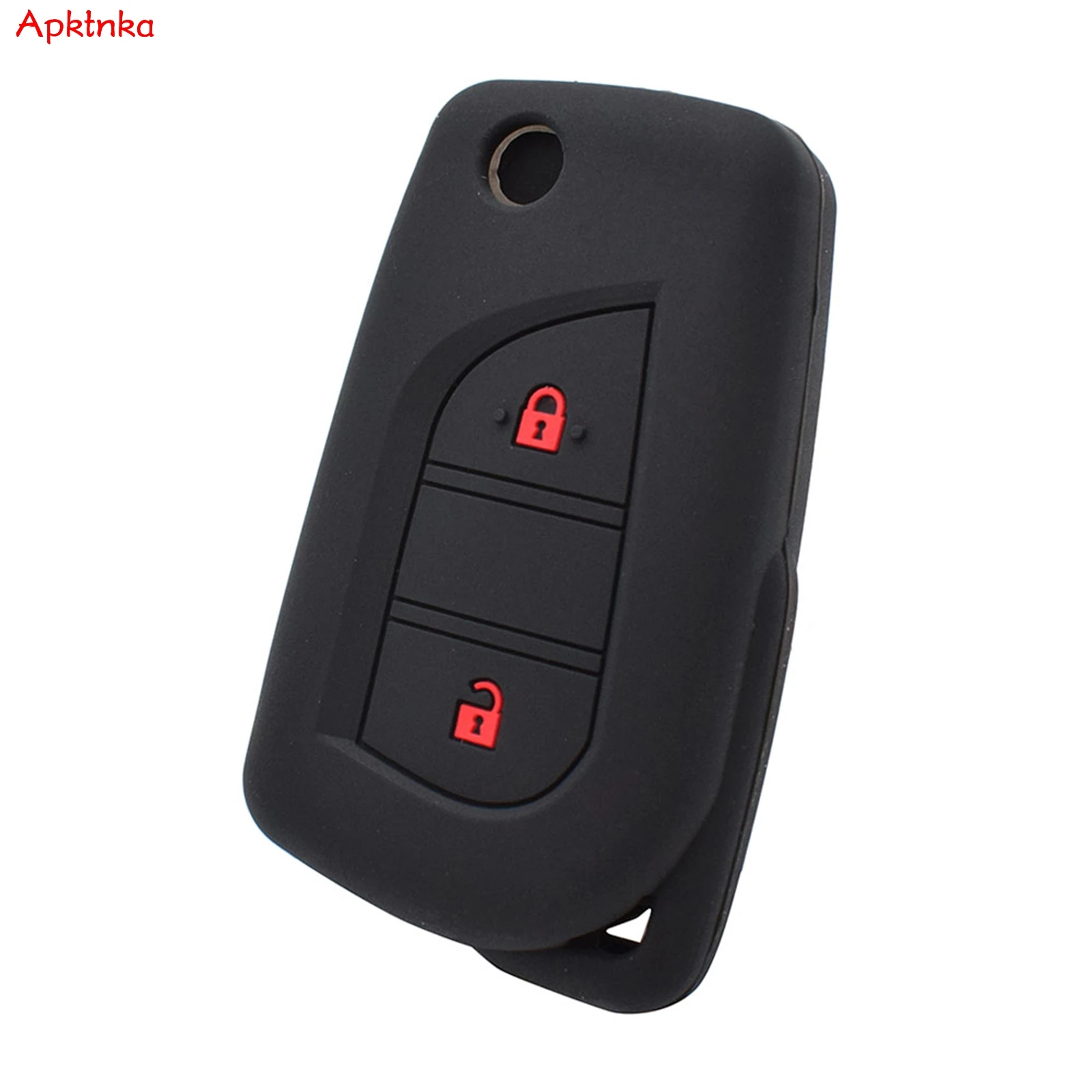 Для Peugeot 108 для Toyota Yaris Aygo Citroen C1 ключа автомобиля чехол 3 кнопки силиконовый