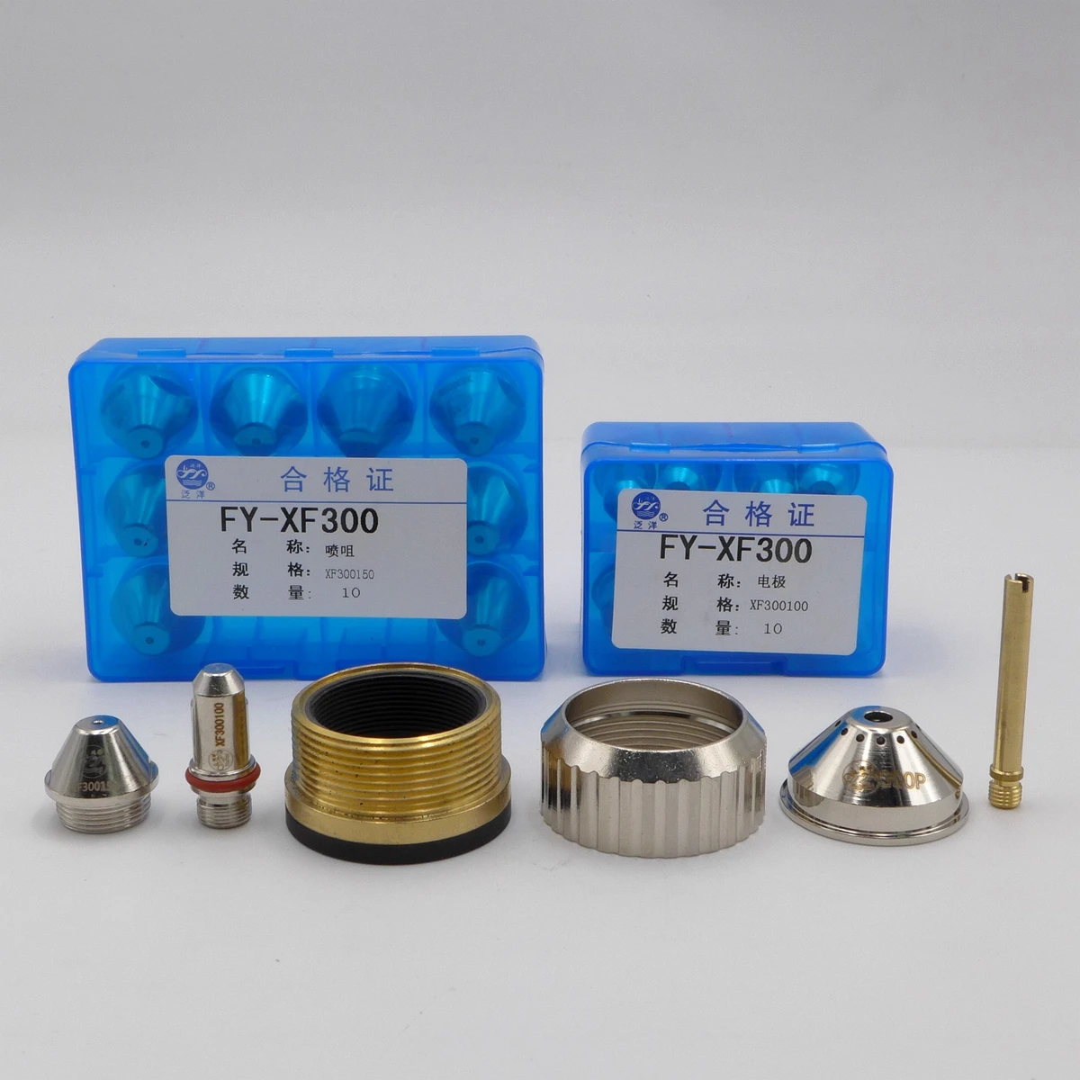 Tip Electrode Shield XF300 XF-300 FY-XF300H XF-300H LGK-300 CNC Plasma Torch Huayuan Cutter 300100 300190 300150 300210 300170