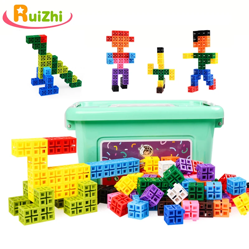 Ruizhi 34 шт./135 шт./240 шт. Детские кубики строительные блоки игра для детского сада