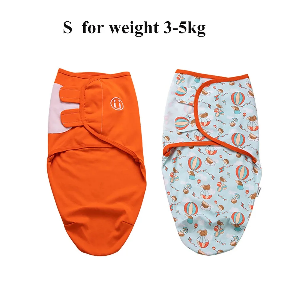 Hedgehog S 3-5kg 2 шт./упак. островная детская Пеленка из материала на основе хлопка в испуга рефлекс детский спальный мешок детское одеяло, спальный мешок, одежда для самых маленьких, крышка - Цвет: Hedgehog S 3-5kg
