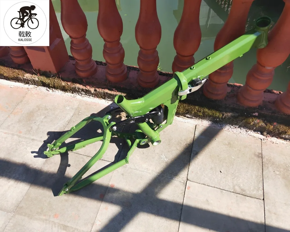 Sale Soft-tail 175mm width   Children  Snow  mountain bicycle  frame   20*4.0 tiresfolding  bike frame 1