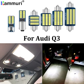 

KAMMURI 18Pcs Canbus LED Bulb Interior Light Kit Package For AUDI Q3 8U S-line Quattro LED Interior Lights Set Kit (2011-2018)