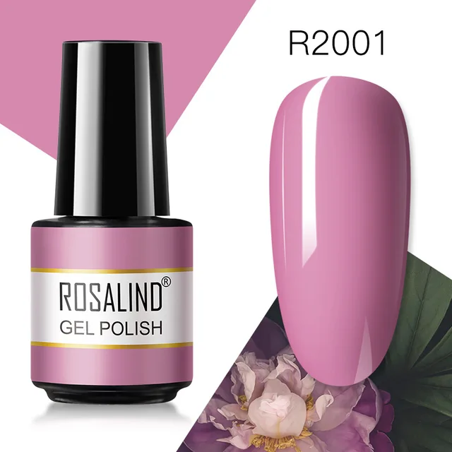 ROSALIND Gel Nail Polish 7ML Matte Base Top Coat For Soak Off Gel Polish UV LED Gel Semi Permanent Varnishes Design Nail Art RAR2001