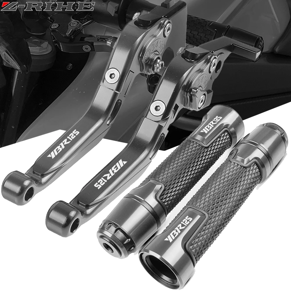 

For YAMAHA YBR125 YBR 125 2005-2014 2013 2012 2011 2010 Motorcycle Adjustable Extendable Brake Clutch Levers Handlebar Grips