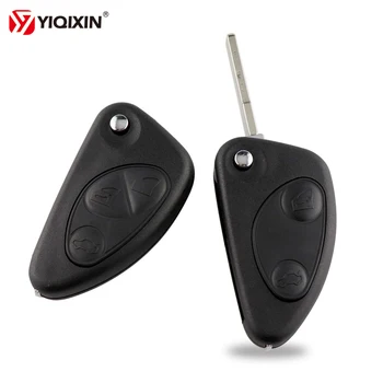 Keyforkess2/3 Pulsante Nuovo Stile di Vibrazione di Alta Qualità Pieghevole Sostituzione Chiave Auto Chiave A Distanza Caso di Borsette Per Alfa Romeo 147 156 166 GT