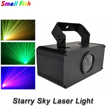

2Pcs/Lot RGB 3in1 DMX512Autoplay Starry Sky Laser Beam Lights Projector DJ Bar Disco Wedding Party Lights Stage effect lighting