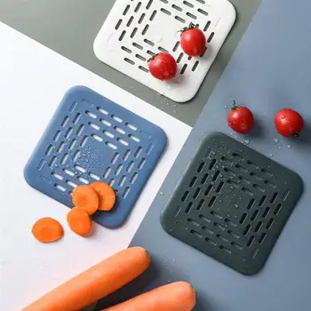 

3pcs Kitchen Sink Filters Anti-Blocking Vegetables Waste Filter Cover Hair Filters for Home Restaurant (White)