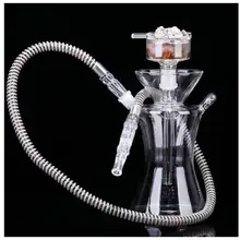 Стабильный стеклянный кальян набор Кальян стекло Россия кальян с чашей стекло с одинарный рукав Smooking трубы кальян