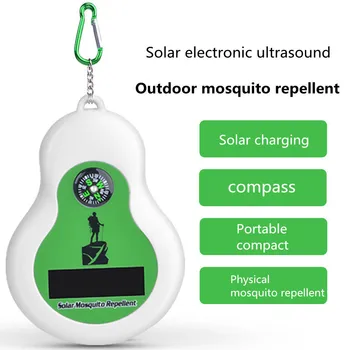 

Outdoor solar electronic ultrasonic mouse Mosquito repellent insect repellent outdoor survival compass guide