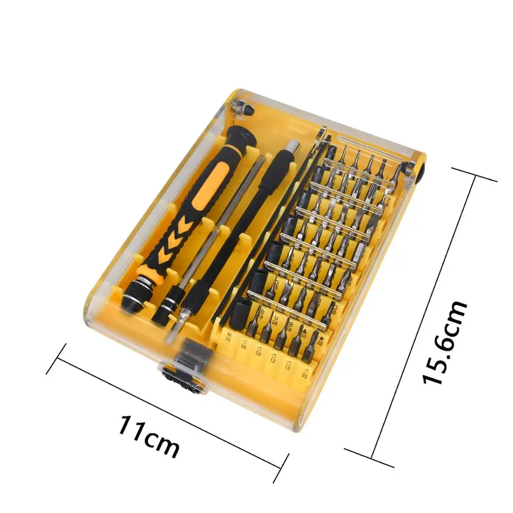 Многофункциональный 45 в 1 Набор отверток мягкий удлинитель+ жесткий удлинитель прецизионный ноутбук/мобильный телефон/ремонт часов