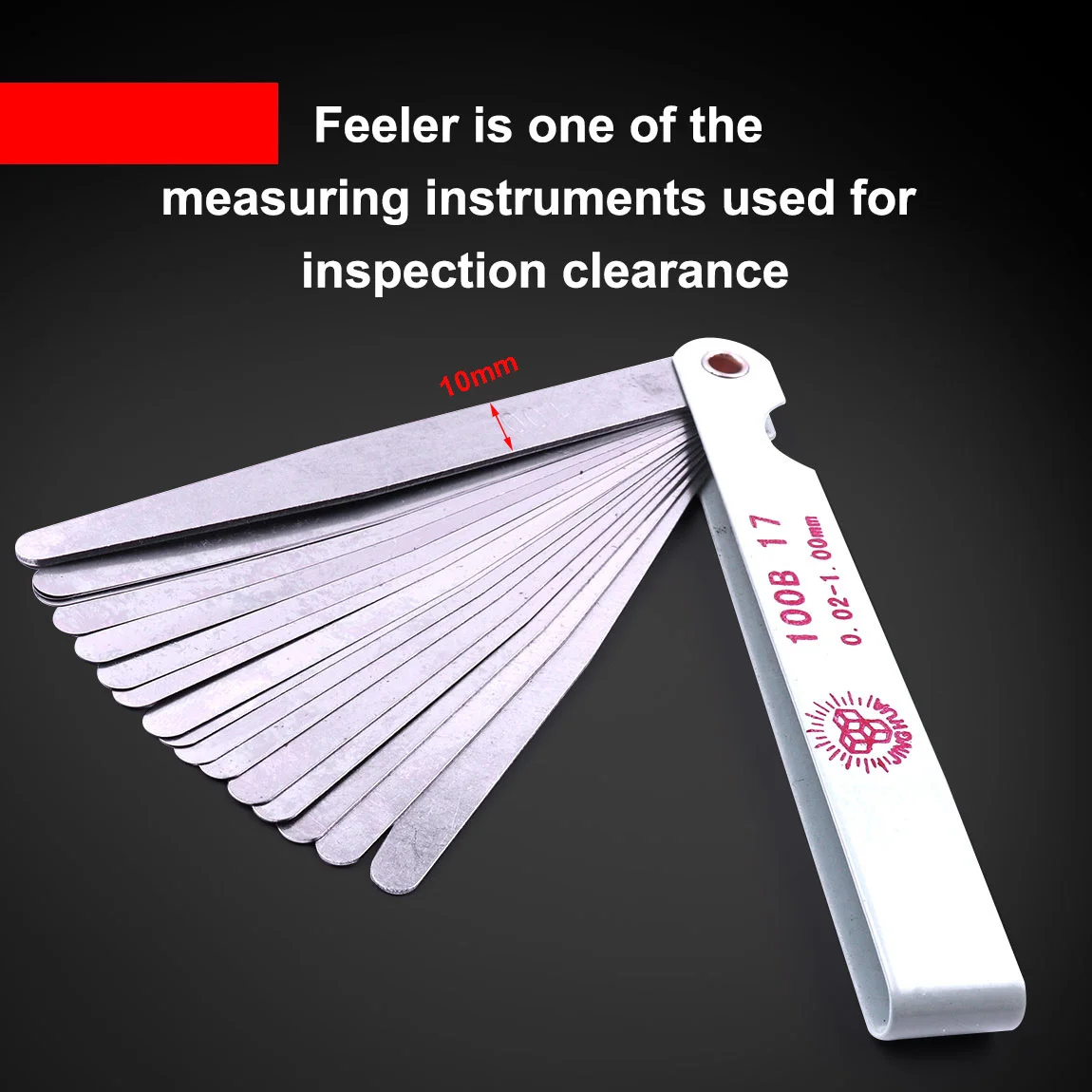 Feeler Gauge Stainless Steel Feeler Gauge 17 Blade/32 Blade Thickness Gap Metric Filler Feeler Gauge Measure Tool For Valve Shim