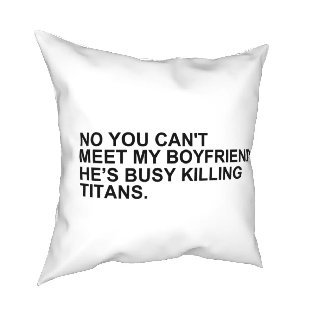 Titan Killing Boyfriend Pillowcases Couch Anime Attack on Kyojin Cushion Cover Home Decoration Pillow 45*45cm | Дом и сад