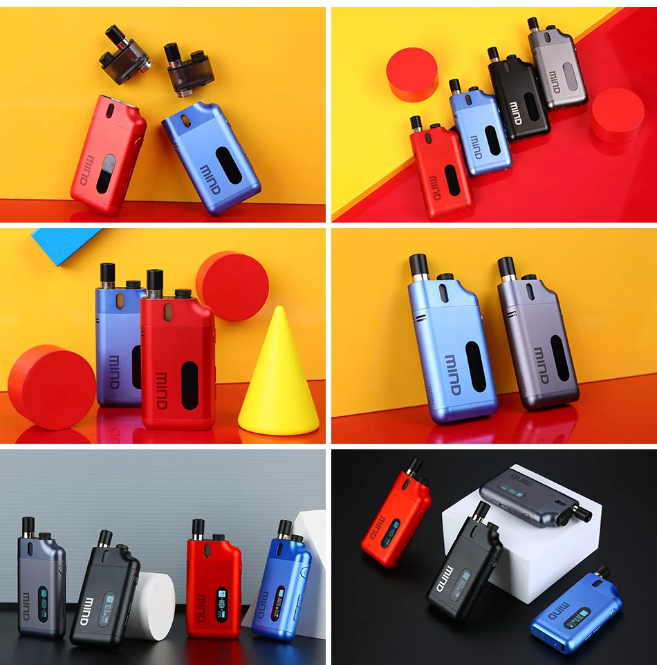36 Вт VapeOnly Mind Pod Pro комплект с аккумулятором 1500 мАч и экраном 0,91 дюйма и 2,7 мл баком Vape Kit vs Drag Nano/VINCI X