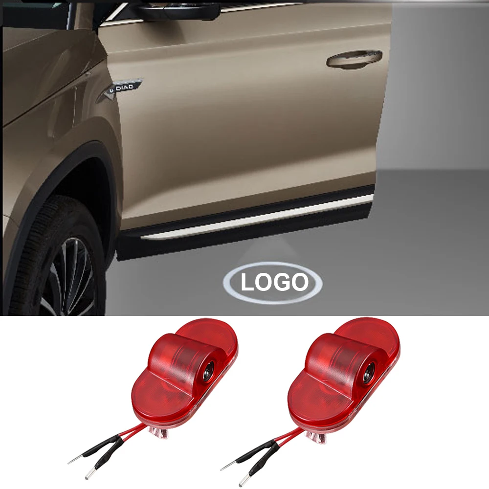 

2pcs Auto Badge Light Welcome Light For Skoda Octvia 2004-2008 Car-styling Skoda Logo Projector Lamp Car Door Light for Car