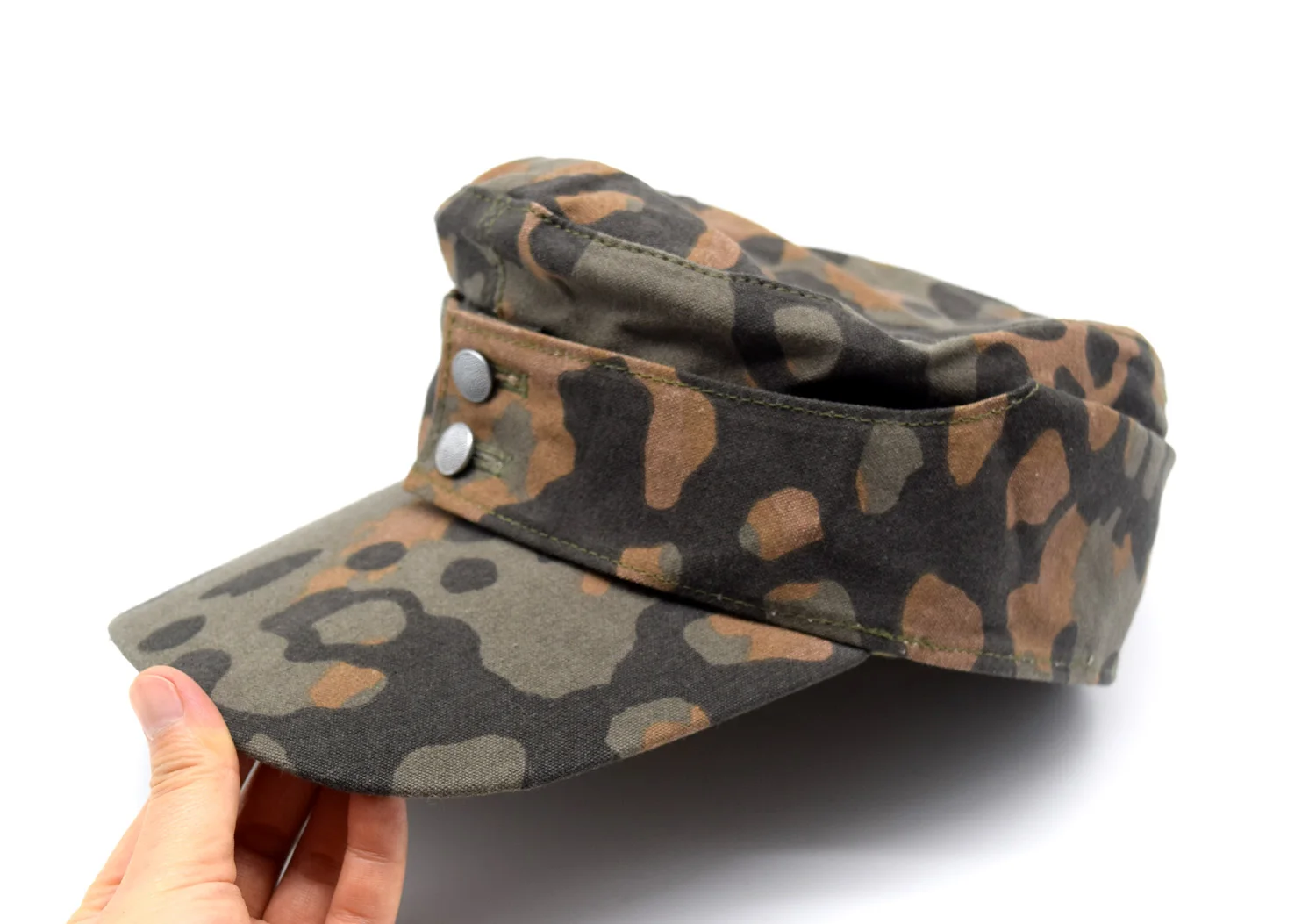 Reenactment German Army Camo Cap Camouflage Hat Autumn Plane Tree Color
