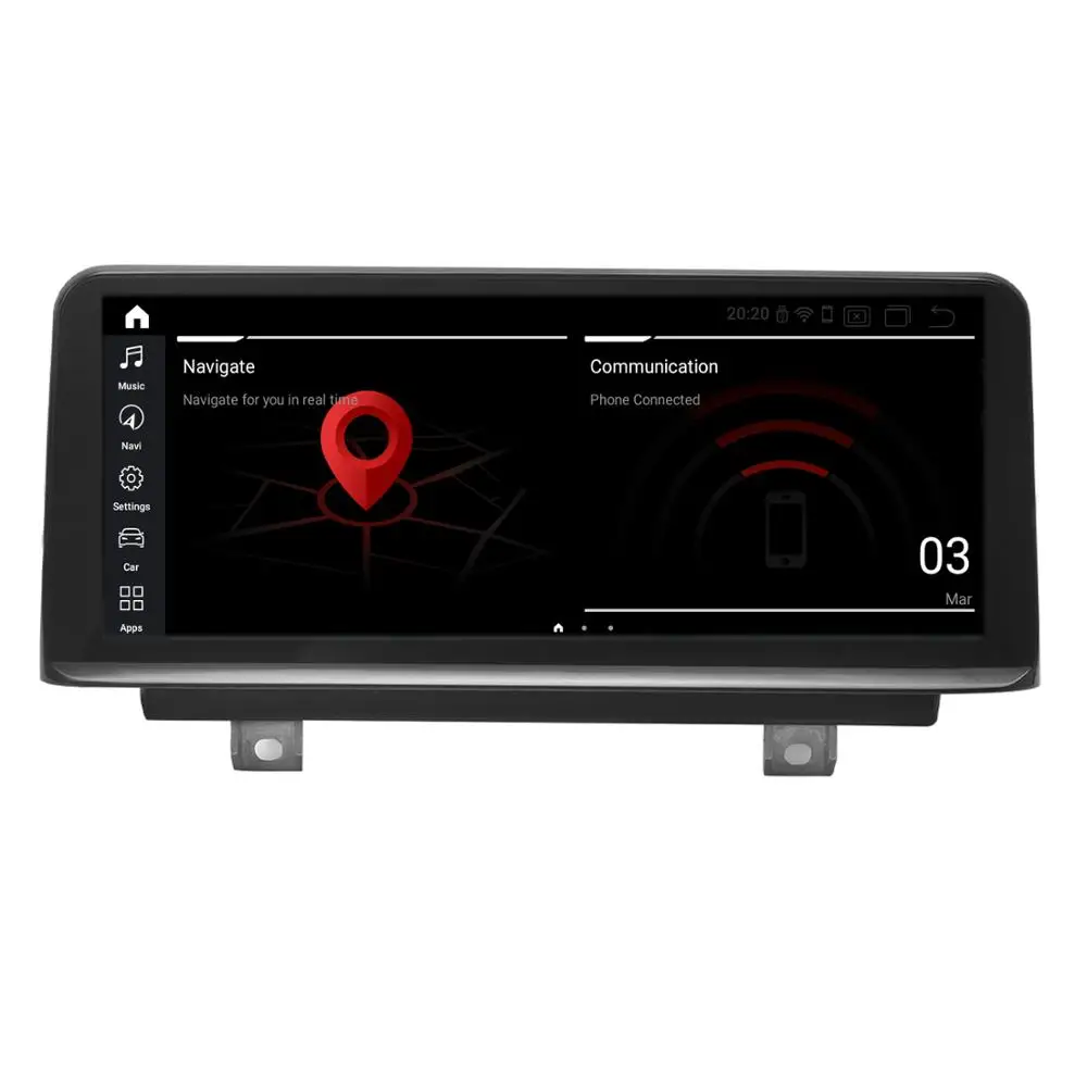 Discount COIKA 10.25" Android 9.0 System Car GPS Navi Monitor For BMW F20 F21 F23 Cabrio 4+64G RAM Video Stereo WIFI BT SWC DVR 8 Core 2