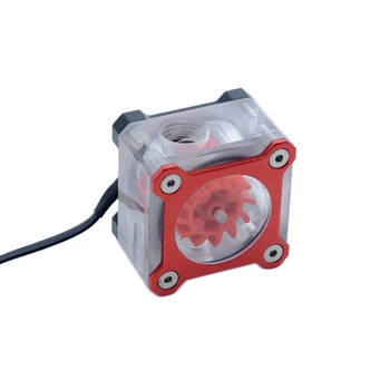 

FREEZEMOD Computer Water Cooler Flow Meter Color Armor Version Aluminum Alloy Shell RGB LSJ-KJR Red