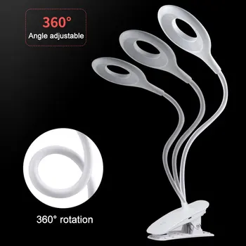 

Rechargeable Led Table Lamp Flexible Foldable Eye-caring Reading Book Night Light USB Power Supply Table Lamp Bedside Lantern