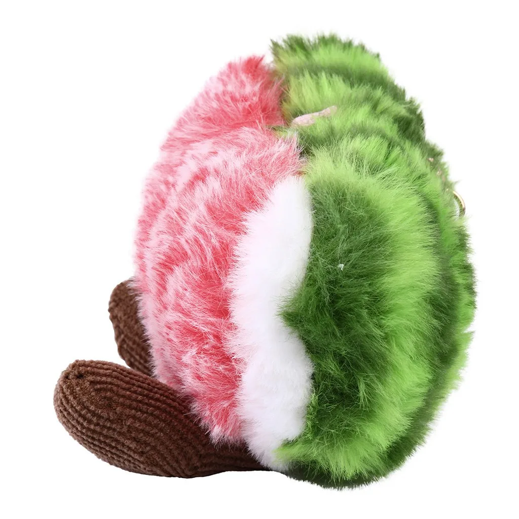 Cartoon Watermelon Plush Toys Doll Selected Fruit Plush Backpack Accessories Lovely Animal Suffed Doll keychain #A