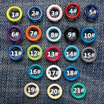 

Wholesale Free Shipping 1000sets colorful snap button five prong brass snap button metal snap button for baby kids clothes