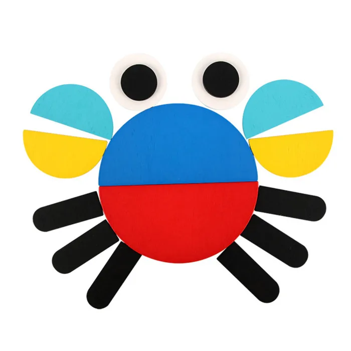 Форма головоломки обучающая игрушка деревянный узор блоки умственное развитие игрушки набор для детей SEC88