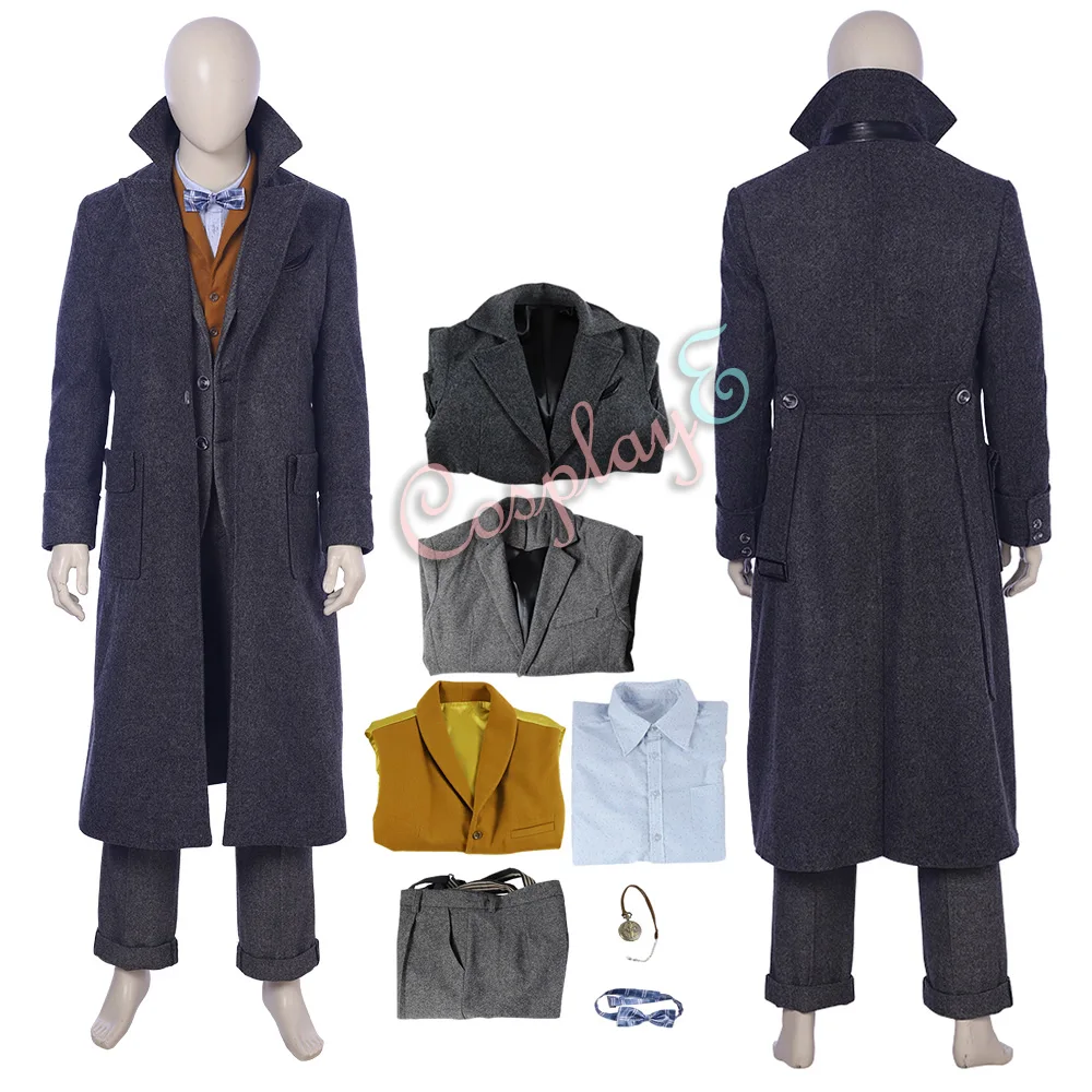 

Newt Scamander Costume Fantastic Beasts The Crimes of Grindelwald Cosplay Suit