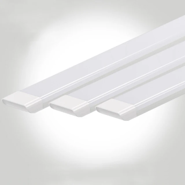 Led Fluorescent Light 120cm 1200mm 4ft 54W 4ft 3ft Led Tube Flat Batten Light Super Brightness 3 Linear led Light