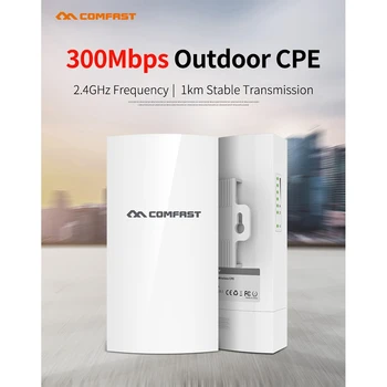 

HOT- CF-E130N 1KM 300Mbps 2.4Ghz Outdoor Mini Wireless AP Bridge WIFI CPE Access Point 5DBi WI-FI Antenna Nanostation CPE