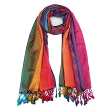 Шарф с этническим принтом для девушек, Женский двусторонний Национальный Шарф с изображением слона, шаль, модные аксессуары, de gasa de verano# YL5