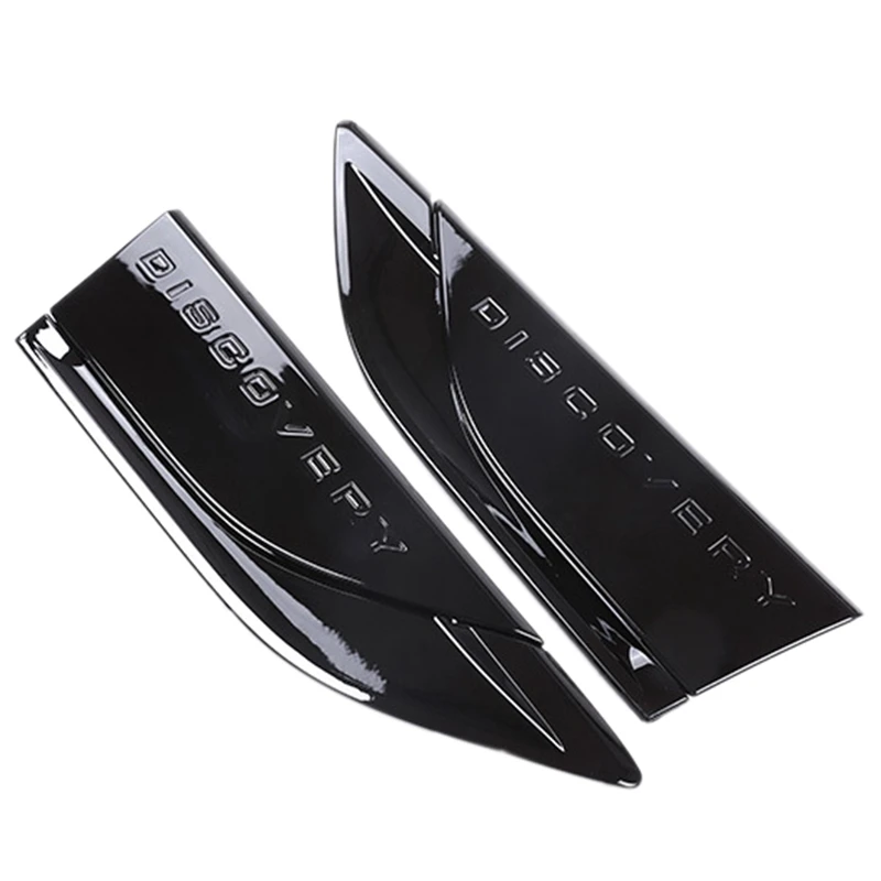

2Pcs Car Styling ABS Gloss Black Side Air Fender Vent Cover Trim Accessories for Land Rover Discovery 5 LR5 2017 2018