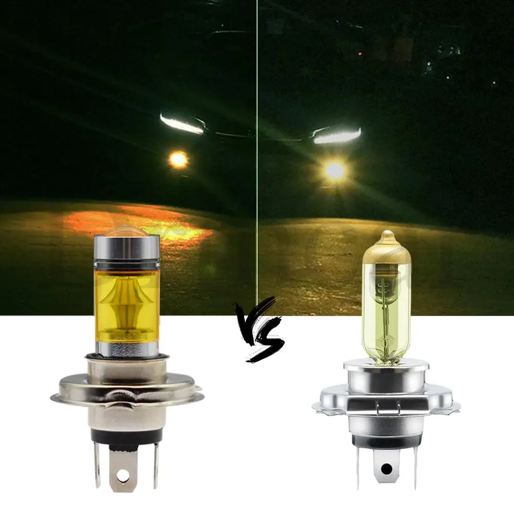Автомобильные светодиодные лампы H1 1156 1157 H4 H7 H8 9006 H16 100W 20SMD 4300K 6000K фасветильник