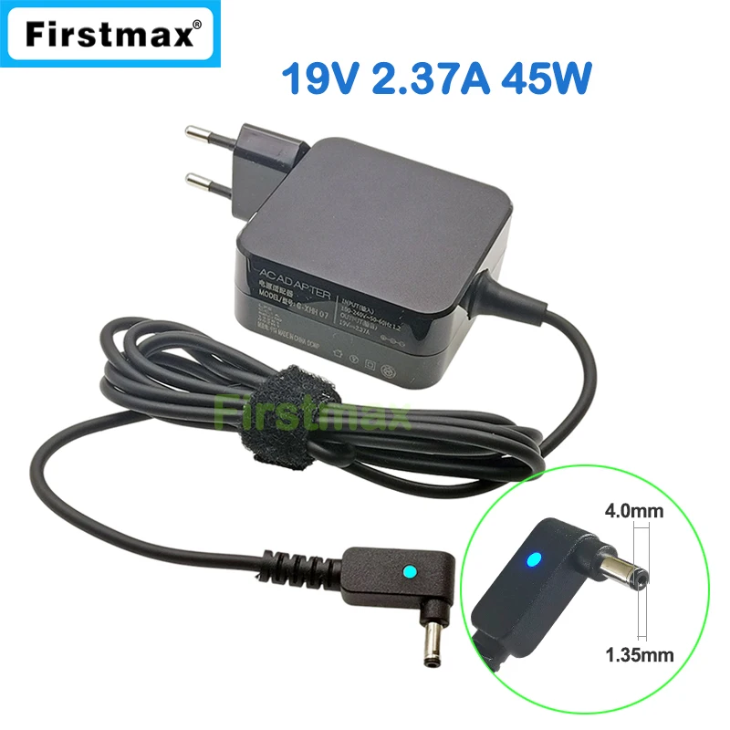 19V 2.37A laptop ac power adapter charger for Asus VivoBook Flip TP301UA TP301UJ Max X541UA ZenBook UX360CA UX360UA EU Plug | Компьютеры и