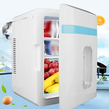 

12V Mini Universal Vehicle Fridge Portable Car Freezer Food Heater 10L Refrigerator 2V(car use), 220V(home use)