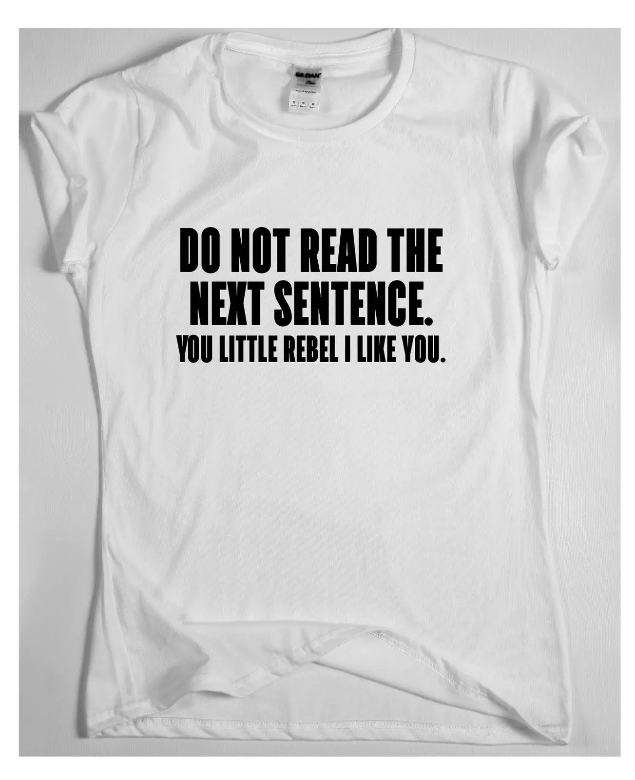 Do Not Read The Next Sentence - funny T-shirts mens humour womens sarcastic top Fashion Style Men Tee 100% Cotton Classic tee | Мужская