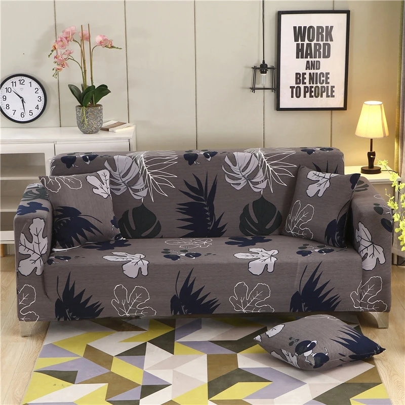 Yaapeet эластичный чехлы для диванов стрейч диванных чехлов для Гостиная диванные покрывала L-shape форме, благодаря чему создается ощущение невесомости с угловой секционный диван для 1/2/3/4 местный - Цвет: 14