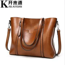 Женские сумки из натуральной кожи новая классическая ветровая портативная большая сумка на плечо Темпераментная Женская Сумка-тоут
