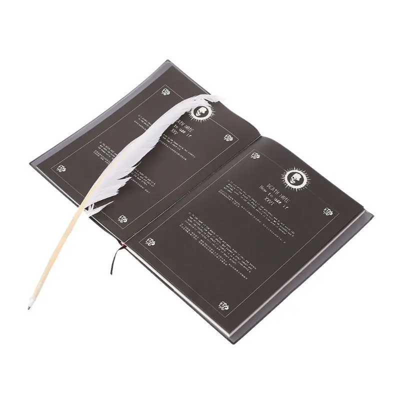 Блокнот и перо для косплея, записная книжка с надписью "Death Note" X6HB