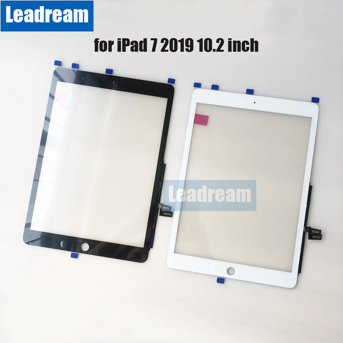 5 шт. для iPad 7 10,2 дюймов сенсорный экран дигитайзер стеклянная панель с клейкой лентой
