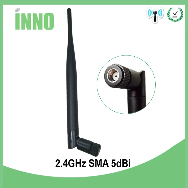 20 шт. 2 4 ГГц антенна wifi 5dBi RP-SMA женский wi fi антенны для беспроводного wi-fi роутера |