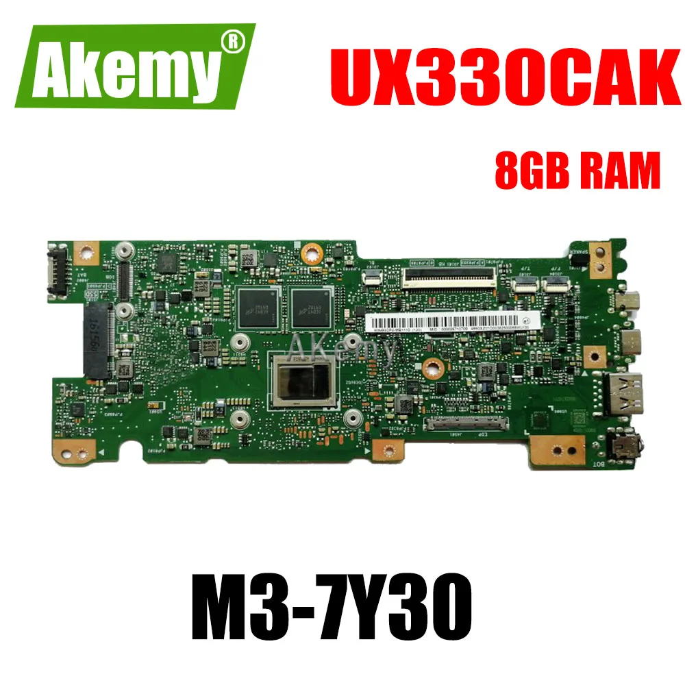 UX330CAK MB._ 8G/RAM M3-7Y30 для For Asus ZenBook UX330CA UX330C UX330 материнская плата ноутбука тест 100%