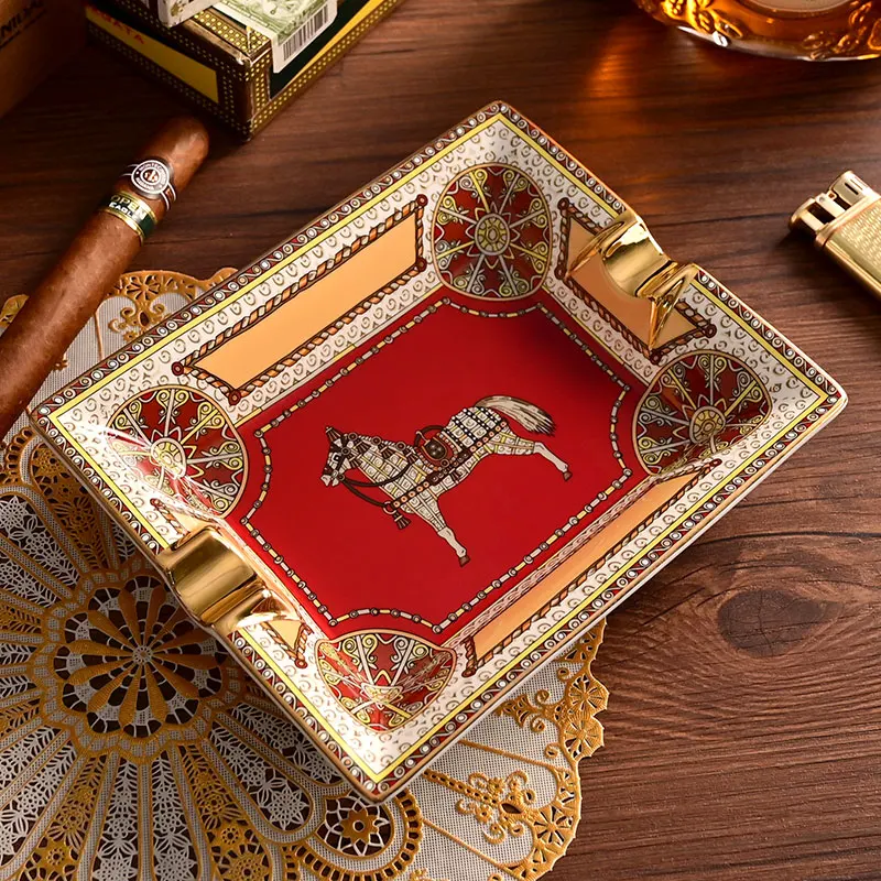 Waliicorners Original Ashtray Bone Cigar Holder Decoration Tray Desk Accessories Vintage Cigar Ashtray 7 H761d404bcba446f9af2a1d1dae72d0e3h