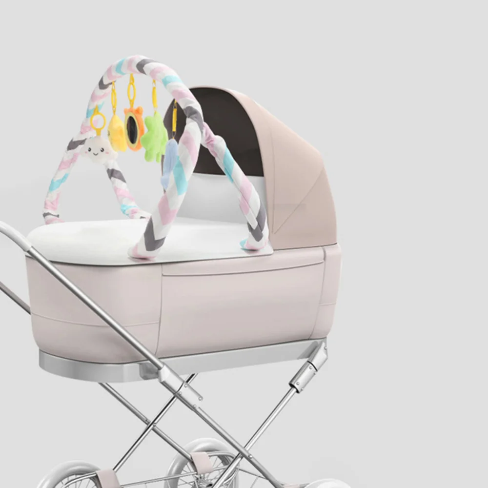 Baby Travel Play Arch Stroller Crib Accessories Pram Adorable Activity