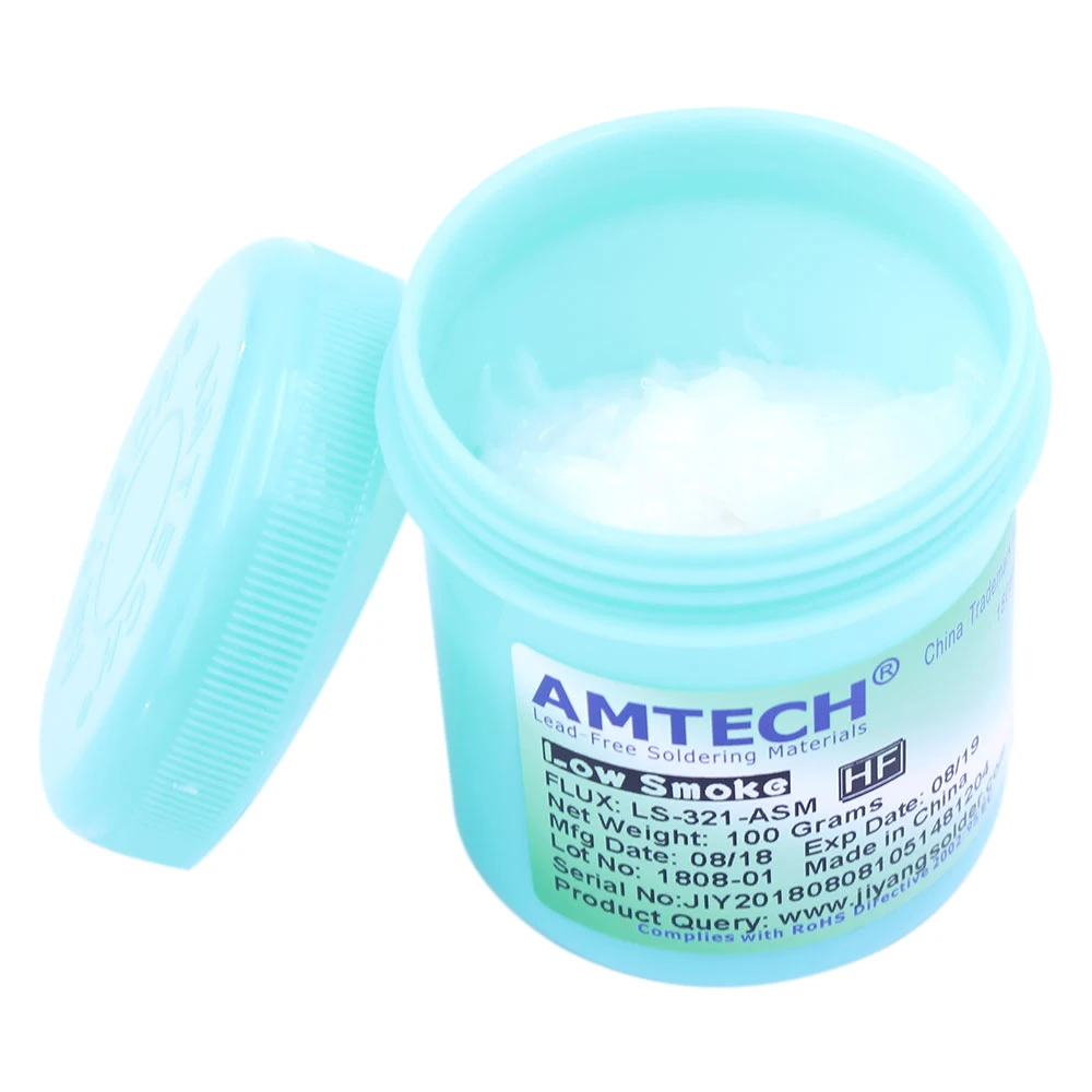 Паяльная паста AMTECH LS 321 ASM 100 г с низким потоком дыма для SMT BGA реболлинга сварочные